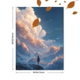 thumbnail image 3 of Qisvanset Dreamy Sky Inspirational Canvas Wall Art 15.75x11.81 Inches, 3 of 8