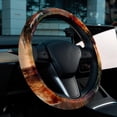 thumbnail image 6 of Christmas 14.5 Inch Printing PVC Leather Steering Wheel Cover Auto Accessories, 6 of 6