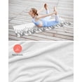thumbnail image 4 of Black Grey Forest Yoga Towel for Hot Yoga Non Slip, Contemporary Silhouette Abstract Art Yoga Mat Towel Absorbent Yoga Sweat Towels Microfiber Hot Yoga Blanket for Bikram Pilates 26"x70", 4 of 7