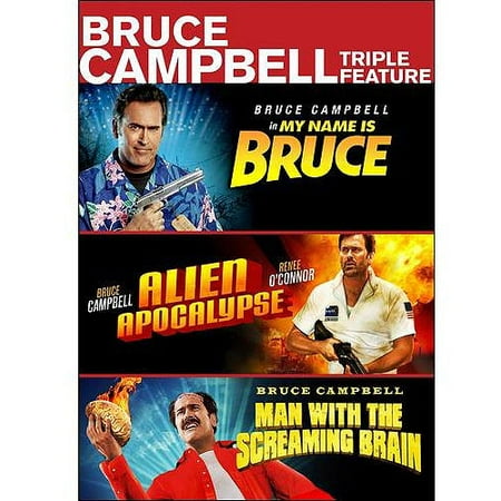 Bruce Campbell Triple Feature: My Name Is Bruce / Alien Apocalypse / Man With The Screaming Brain (Widescreen)