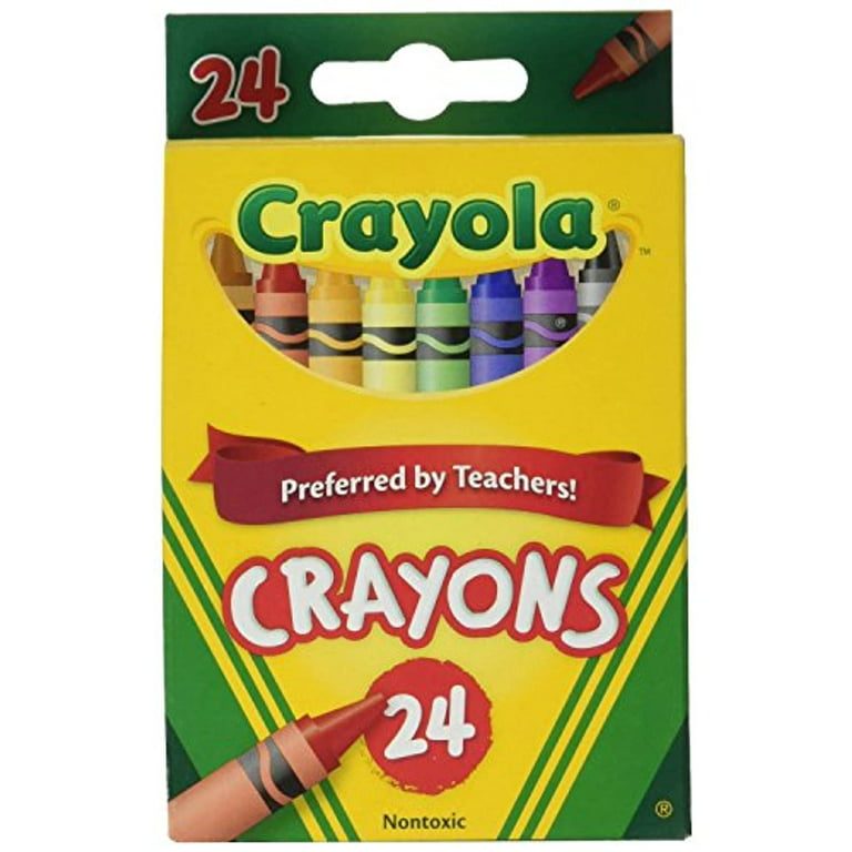 Crayola Crayons 4 Box Kids Stationery (24 Count)