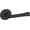 Satin Black, variant on Baldwin 5112190LDM 5112 Left Handed Non-Turning One-Sided Dummy Door Lever - Black