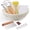 Round 9 inch Baking Set, variant on Bread Proofing Basket Set Round of 1 Gift Set