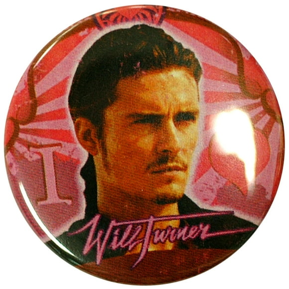 Pirates Of The Caribbean - I Love Will Button - OS