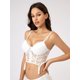 thumbnail image 1 of Top de tirantes cruzados con encaje y espalda descubierta para mujer, estilo sexy europeo y americano, con escote irregular y favorecedor para chica sexy, 1 of 6