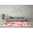 thumbnail image 3 of Ahgly Company Indoor Rectangle Abstract Red Modern Area Rugs, 7' x 10', 3 of 4