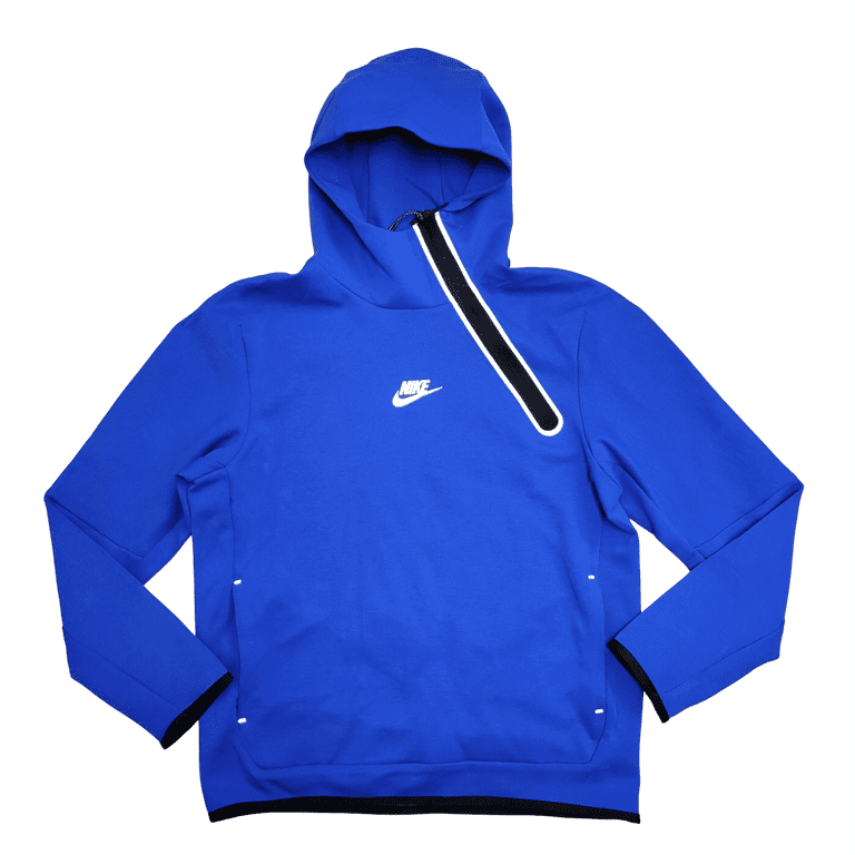 Behoren Betsy Trotwood Leven van Nike NSW Tech Fleece Asymmetric Half Zip Blue Pullover Hoodie Size M -  Walmart.com