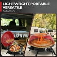 thumbnail image 6 of Indoor/Outdoor Electric Grill, 1600W Portable Removable Stand Grill with Double Layer Design for Countertops, BBQ, Patio & Backyard (Red), 6 of 16