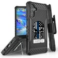 thumbnail image 1 of Tri Shield Rugged Cover + Hoslter Designed For Samsung Galaxy A13 5G Case Black/Black, 1 of 7
