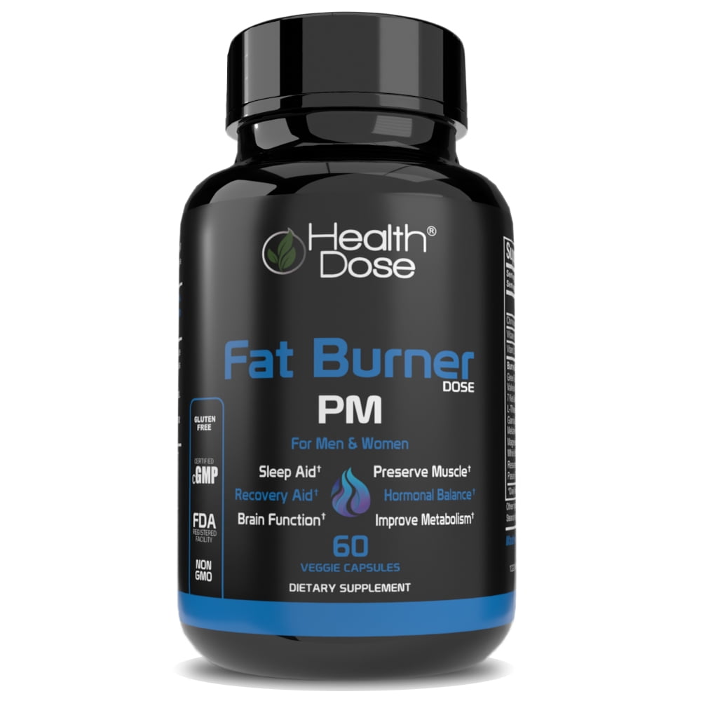 Health Dose Fat Burner Dose PM NightTime Weight Loss Supplement for