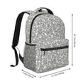 thumbnail image 2 of Xecao Dice Cubes Backpack, a stylish and functional choice for both men and women, is the perfect basic bookbag for college, work, or travel, 2 of 5