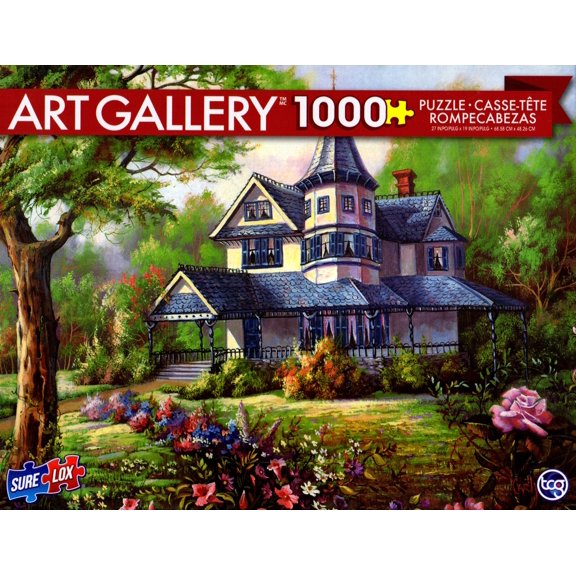 Victorian Misty Rose 1000 Piece Puzzle