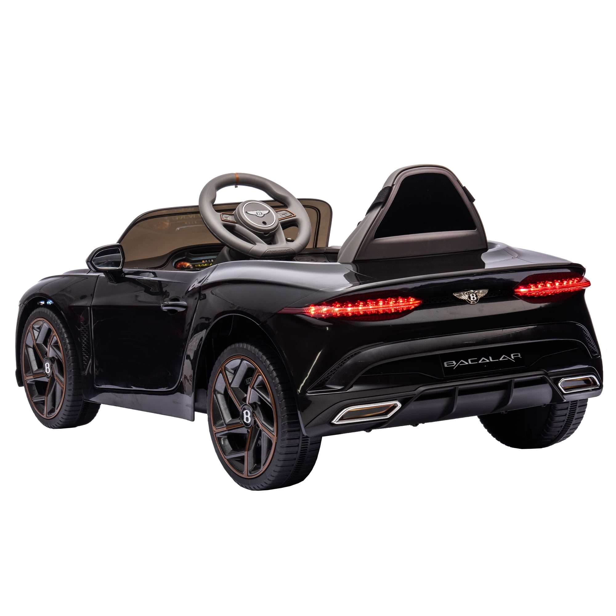 Kadyn 12v7A Kids Ride on Car with Parents Remote Control, Electric Car for kids, Electric Ride on Car with USB,MP3 ,Bluetooth,LED Light,Three-point Safety Belt, Black Kadyn 12v7A Kids Ride on Car with Parents Remote Control, Electric Car for kids, Electric Ride on Car with USB,MP3 ,Bluetooth,LED Light,Three-point Safety Belt, Black