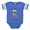 Royal Blue, variant on CafePress - Naughty Chihuahua - Cute Infant Baby Football Bodysuit