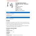 thumbnail image 2 of Front Right Window Regulator - Compatible with 2002 - 2006 Nissan Altima 2003 2004 2005, 2 of 2