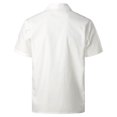 thumbnail image 3 of BOBOGOJP Chemises Décontractées pour Hommes Rétro Poche Manches Courtes, Blanc G, 3 of 4