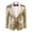 GD2, variant on KHONTS Men's Sequin Blazer Sparkly Glitter Jacket Shiny Floral Suit Jacket Stylish Party Wedding Banquet Prom Tuxedo GD2 XS