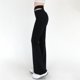 thumbnail image 4 of MKLEKYY Leggings de cintura alta para mujer, calados, acampanados, para yoga y fitness, informales, modernos, para entrenamiento, 4 of 4
