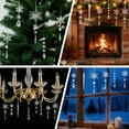 thumbnail image 4 of Inadays 32pcs Crystal Christmas Ornaments Set - Clear Acrylic Snowflake & Icicle Drop Hanging Decor for Tree, Winter Wonderland Party, 4 of 7