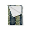 thumbnail image 2 of Eastern Soft Flannel Fleece Throw Blanket, Bohemian Motifs Vertical Borders Moroccan Ottoman Cultures Inspired, Cozy Plush for Indoor and Outdoor Use, 50" x 70", Multicolor, by Ambesonne, 2 of 6