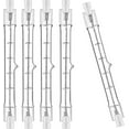 thumbnail image 1 of Set of 5 R7S Halogen Bulb 118mm 200W 230V, R7S Halogen Rod 118mm, R7S Halogen Bulb Dimmable Halogen Rod Lamp for Building Spotlight, Work Landscape Li, 1 of 5