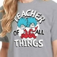 thumbnail image 3 of Dr. Seuss - Teacher Of All Things - Juniors Cropped Cotton Blend T-Shirt, 3 of 6