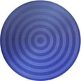 thumbnail image 1 of Ahgly Company Indoor Round Patterned Sapphire Blue Area Rugs, 3' Round, 1 of 6