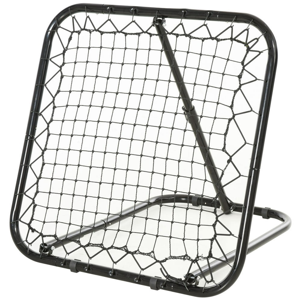 Soozier 3' x 3' Angle Adjustable Soccer Rebounder Goal Net with Quick