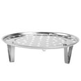 thumbnail image 1 of Support de Vapeur Rond en Acier Inoxydable à Trois Pieds de Petite Taille 20 cm pour Casseroles, Support de Cuisson à la Vapeur, Cuisine Maison, 1 of 9
