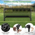 thumbnail image 6 of Costway 40”L x 18”W x 20”H Soccer Goal with Metal Frame Ground Stakes Quick Setup for Kids, 6 of 8