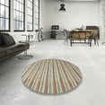 thumbnail image 4 of Ahgly Company Machine Washable Indoor Rectangle Contemporary Dark Almond Brown Area Rugs, 2' x 3', 4 of 7