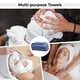 thumbnail image 5 of Toallas faciales DIMEGON en forma de U, 12 unidades, de forro polar coral, esteticista, 5 of 5