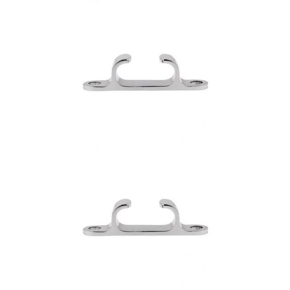 2 Cleat Line Straight Bow Chock Heavy Duty Marine Stainle Steel 127mm/5 Inch  152mm/6 Inch