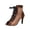 A Brown, variant on Women Dancing Boots Latin Ballroom Ankle Dance Shoes Wedding Party Heeded Sandals