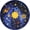 Black, variant on Kid Essentials Cosmic Wonders Geography & Environment Round Rugs Black - 5 ft. 4 in.