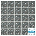 thumbnail image 2 of Mi Alma Dark Gray Terrazzo Design Peel & Stick Tiles - Vinyl Backsplash 8x8, 2 of 11