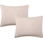 Brielle 5 Piece Microfiber Clip Comforter Set in Blush by Nanshing, King