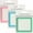 Green+Blue+Pink, variant on Awwp 1 Pcs Clear Sticky Notes, Repositionable See-Through Note Pads, Removable No Residue, for Office Study Annotation, Colorful Memo Self-Sticky Notes, 3x3 Inch