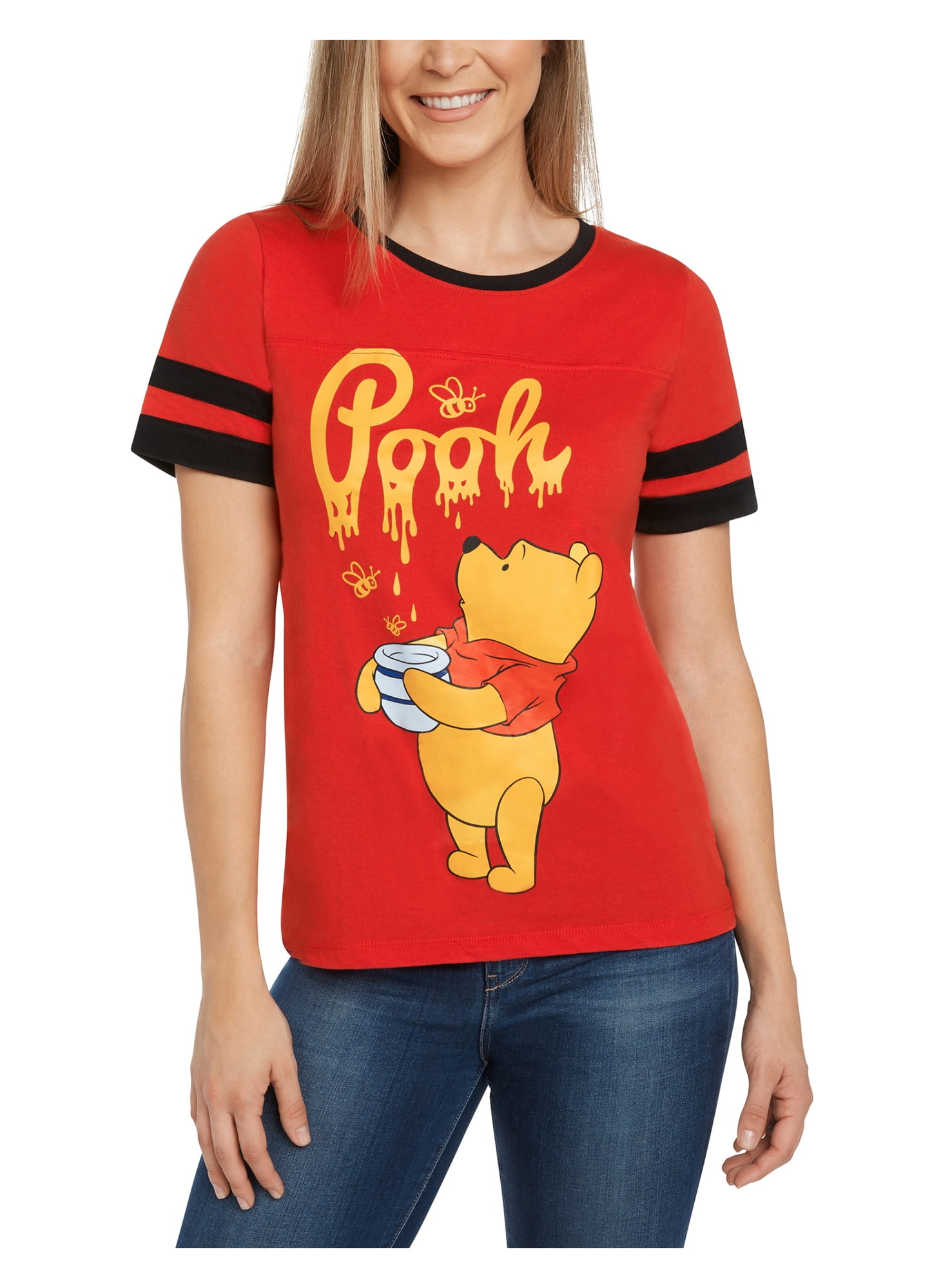 pooh t shirt red