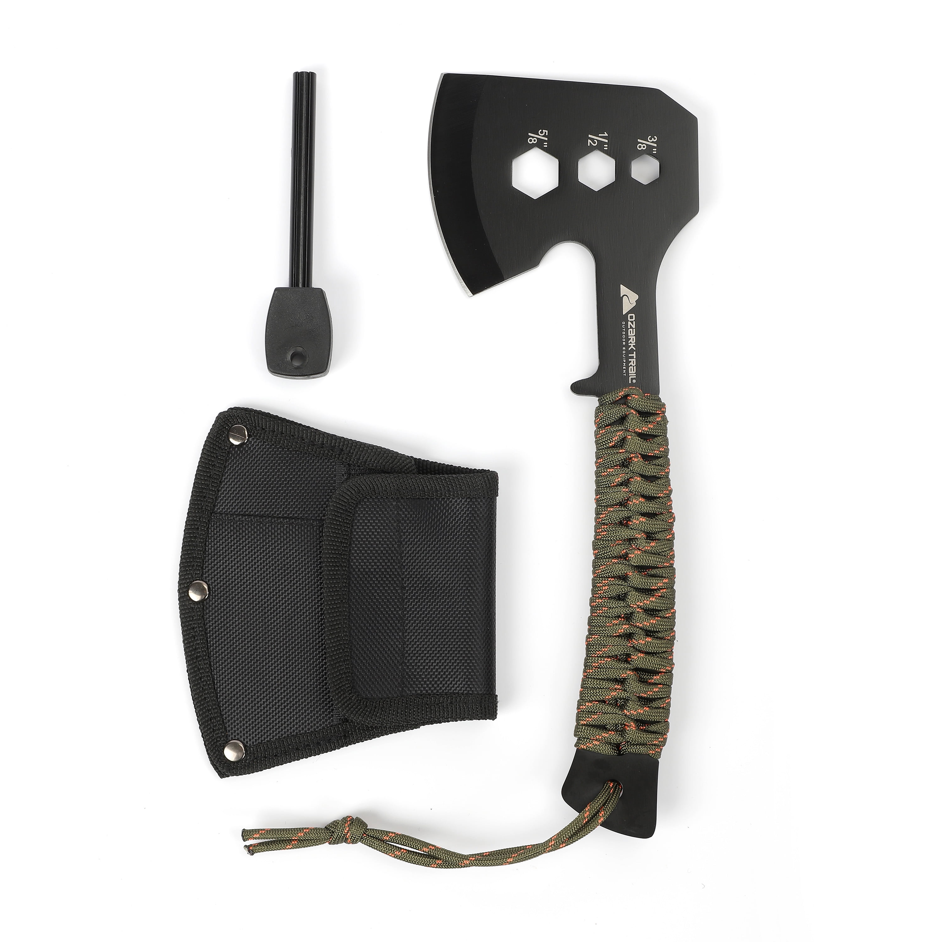 Ozark Trail Paracord Axe Hatchet with Fire Starter