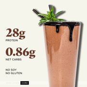 Keto Chow CORE Chocolate with Stevia Ultra Low-Carb Meal Shake, 21 Servings