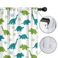thumbnail image 4 of Blackout Kids Curtains,White Dinosaurs Silhouette Pattern Childrens Insulated Curtains Set Of 2,Bedroom Essentials,Toddler Room Decor 52"x84", 4 of 5