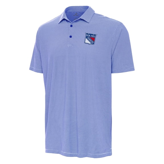 Men's Antigua Royal New York Rangers Twine Polo