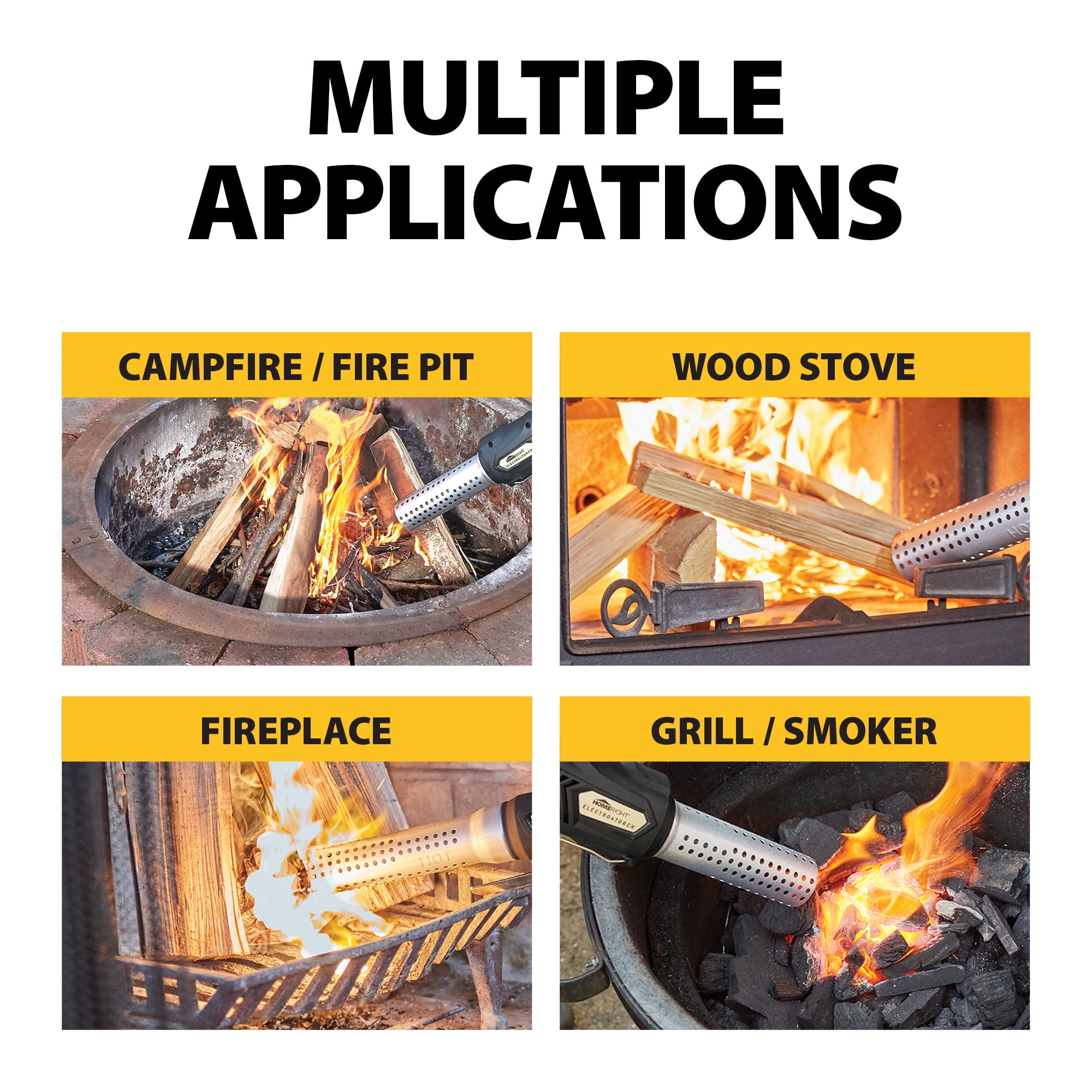 Wagner Electro Torch Fire Starter Tool for Campfires, Charcoal Grills and More
