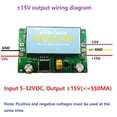 thumbnail image 4 of Xingzhi Radio de Voiture Universelle Convertisseur de Tension 5-32V Haut-Parleur Portable CC-CC Module de Survoltage à Décompression Régulateur Modifié Automobile 15V Sans Borne, 4 of 6