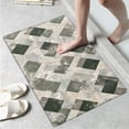 thumbnail image 4 of YIMEIS Festive diamond pattern Kitchen Mat Rug Set  - 2 Pcs Perfect for Kitchen Counter, 16''*24''/47''*18'', Functional for Decoration, 4 of 10