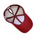 thumbnail image 4 of MesaSe Sunshade Breathable Cotton Ponytail Hat Baseball Cap With Adjustable Back Closure, 4 of 6