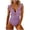 #165-Purple, variant on Roncen Modest Tankini Swimsuits for Women Two Piece Bathing Suits Floral Print Tank Top with Boyshorts
