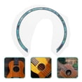 thumbnail image 4 of Milisten Guitar Sound Hole Decal Self-Adhesive Rosette Inlaid Sound Hole Ring Sticker Decoration For Classical Guitar Ukulele Flower Decoration Sky-Blue, 4 of 6