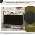 thumbnail image 6 of Juiluna Minimalism Sideboard Buffet Cabinet Accent Cabinet with 3 Doors Shelves Buffet Cabinet for Entryway Kitchen, 6 of 9